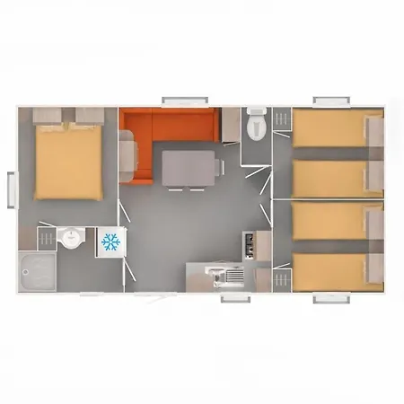 Mobilhome Cosy 3 Coeur De Vendee Κάμπινγκ